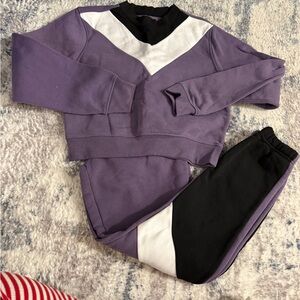 Brooklyn Cloth Purple and Black Women's Tracksuit